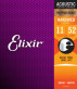 Elixir 16027 Acoustic Phosphor Bronze Nanoweb Light 11-52 strängset för akustisk westerngitarr