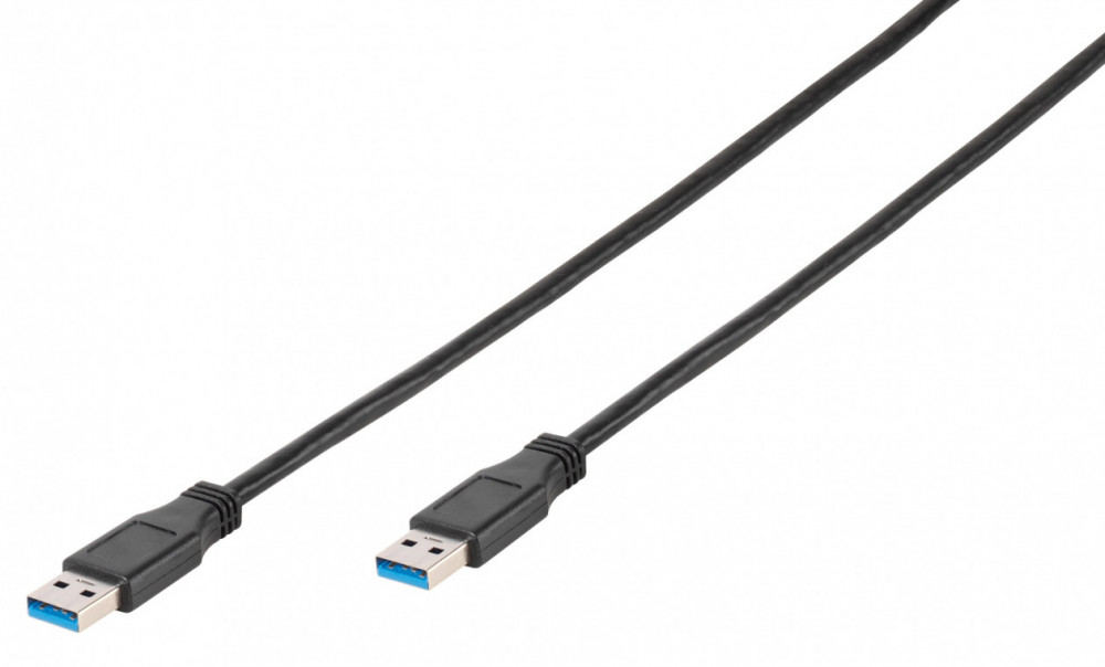 Vivanco CC U8 18 AA USB 3.1 A hane - A hane 1.8m Svart