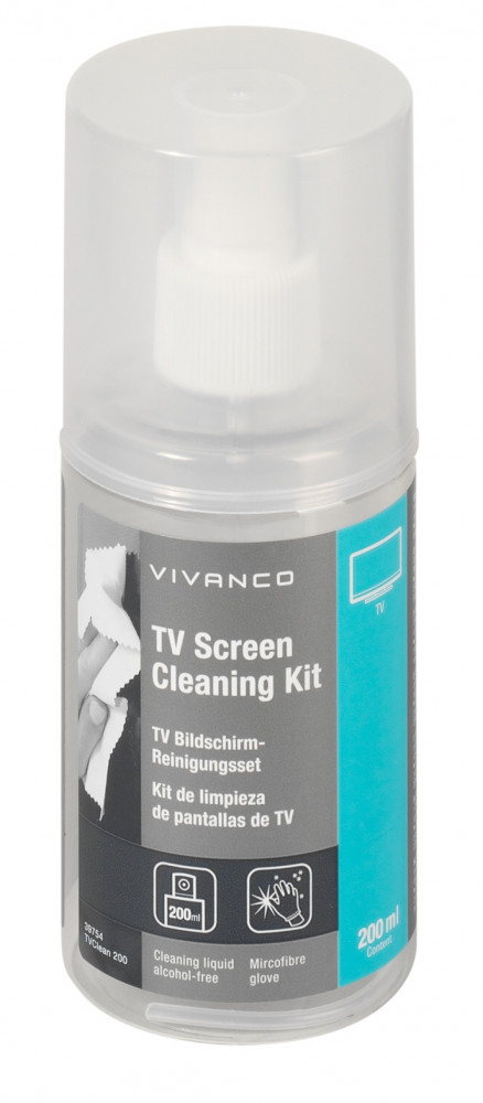 Vivanco TVClean 200 Skärmrengöringsgel 200ml + app