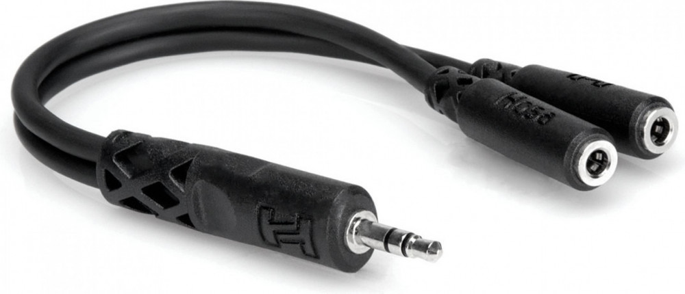 Hosa YMM-232 15cm 3.5-M/2x3.5F Y-split kabel
